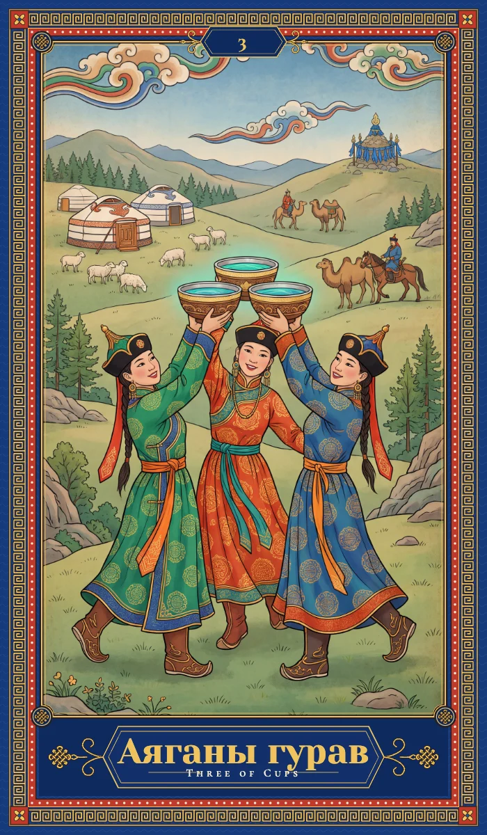 Аяганы гурав (Three of Cups)