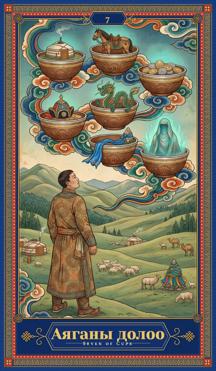 Аяганы долоо (Seven of Cups)