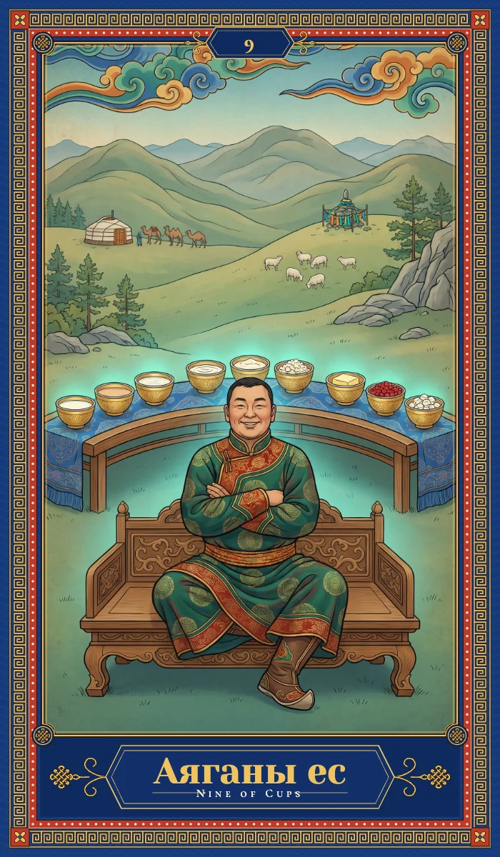 Аяганы ес (Nine of Cups)