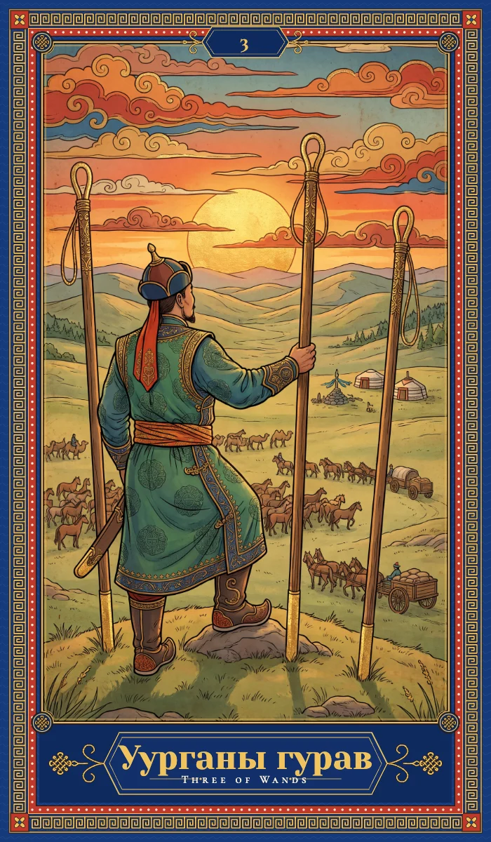 Уурганы гурав (Three of Wands)