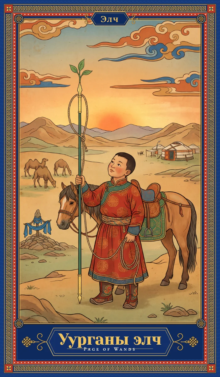 Уурганы элч (Page of Wands)