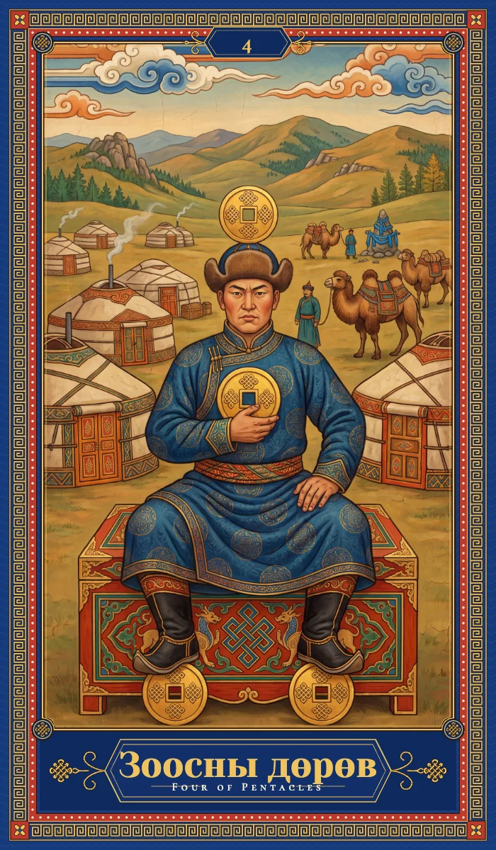 Зоосны дөрөв (Four of Pentacles)