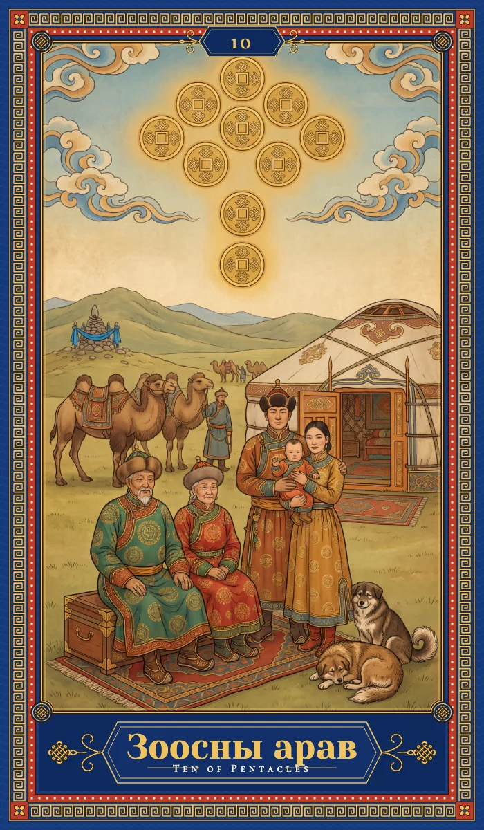 Зоосны арав (Ten of Pentacles)