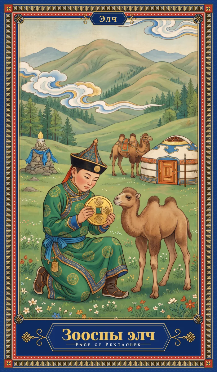 Зоосны элч (Page of Pentacles)