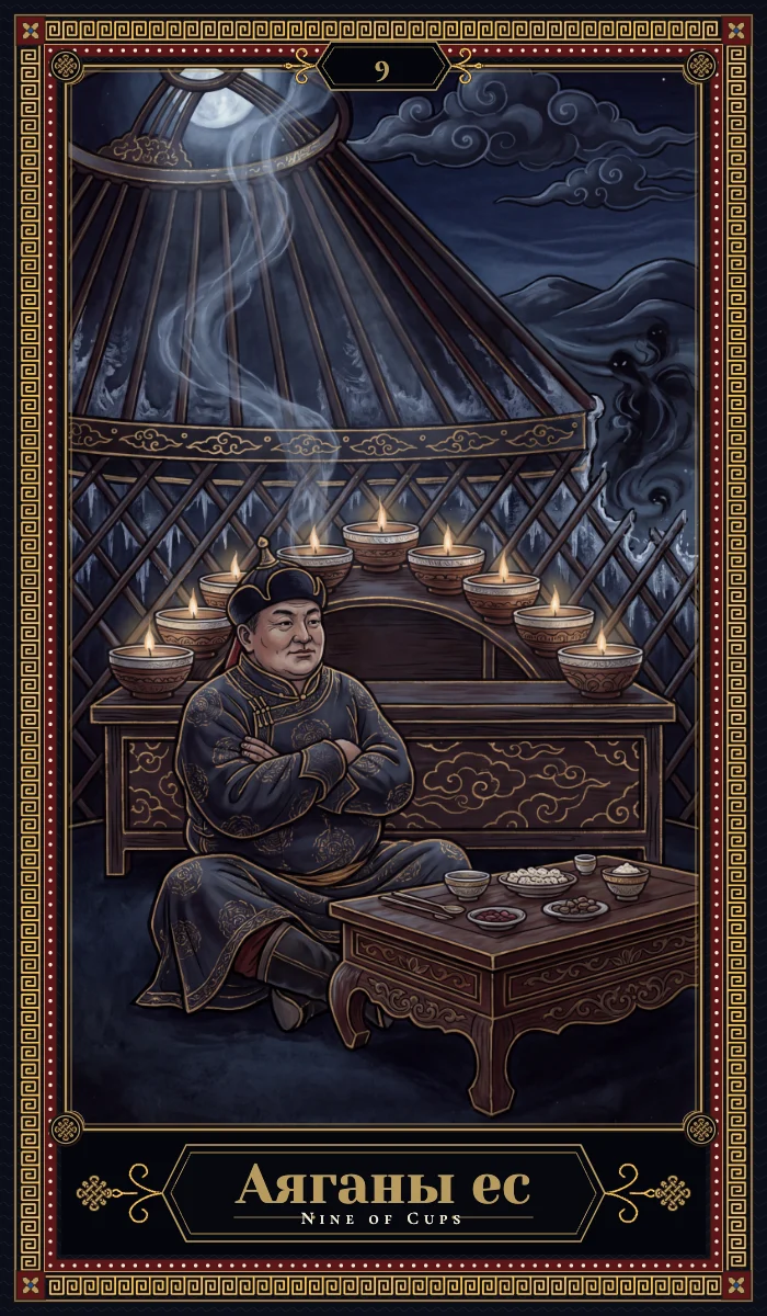 Аяганы ес (Nine of Cups)