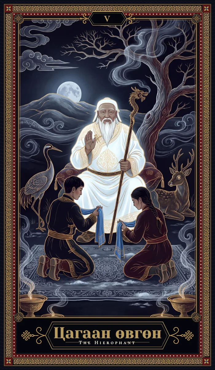 Цагаан өвгөн (The Hierophant)