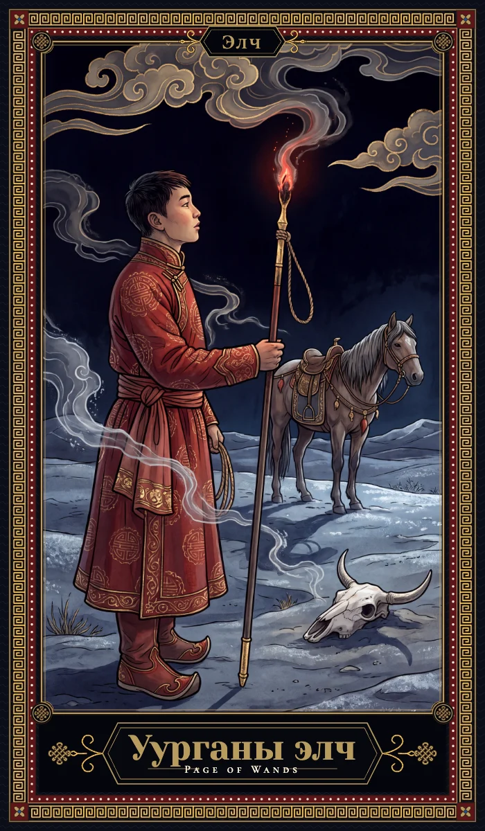Уурганы элч (Page of Wands)