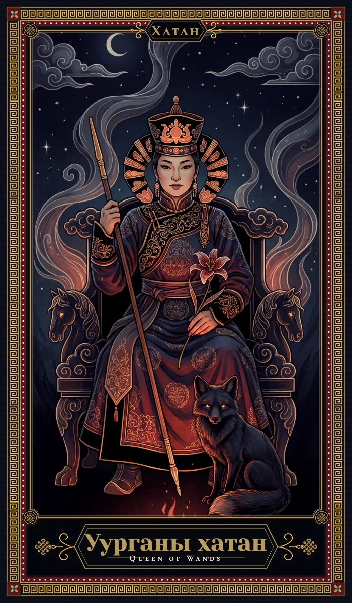 Уурганы хатан (Queen of Wands)