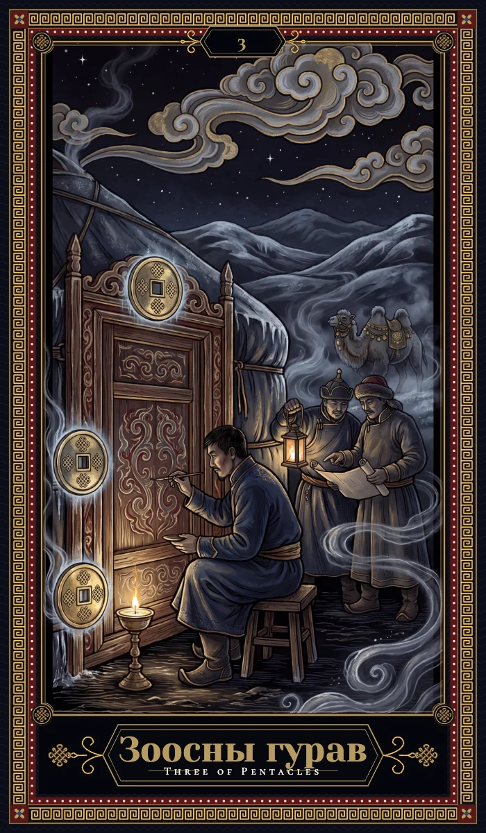 Зоосны гурав (Three of Pentacles)