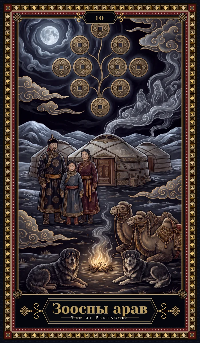 Зоосны арав (Ten of Pentacles)