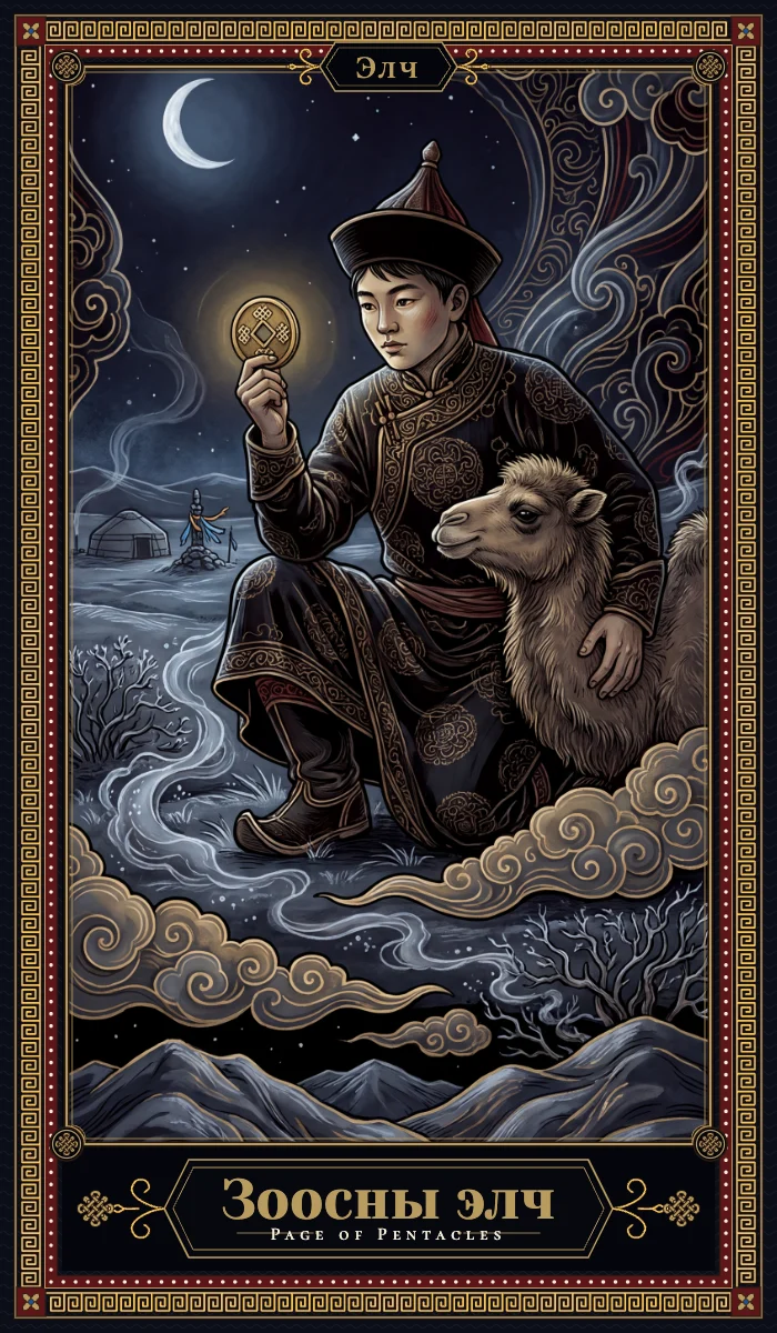 Зоосны элч (Page of Pentacles)
