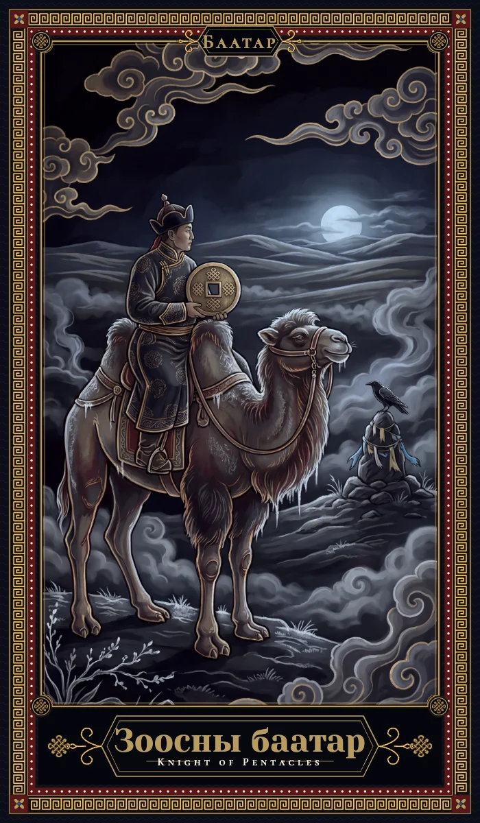 Зоосны баатар (Knight of Pentacles)